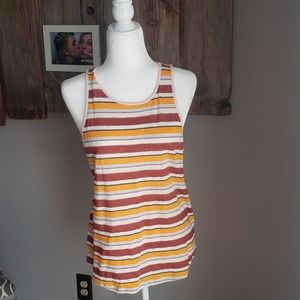 FRAME linen stripe tank top